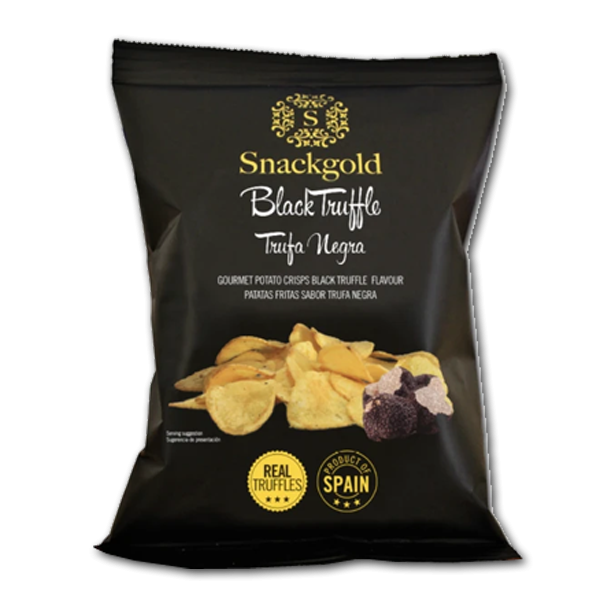 Snackgold Kartoffelchips med Sort Trffel
