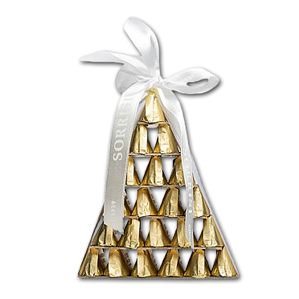 Sorrisi pyramide med italiensk chokolade