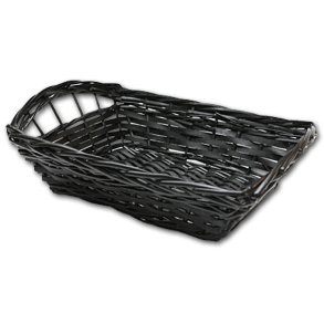Kurv sort<br />rektangel, stor
