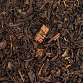 Sort te med Vaniljesmag