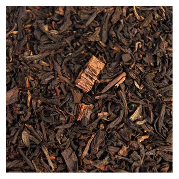 Sort te med Vaniljesmag