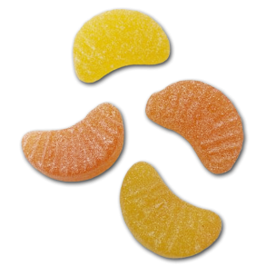 Sukkerfri Appelsin Citron Vingummi