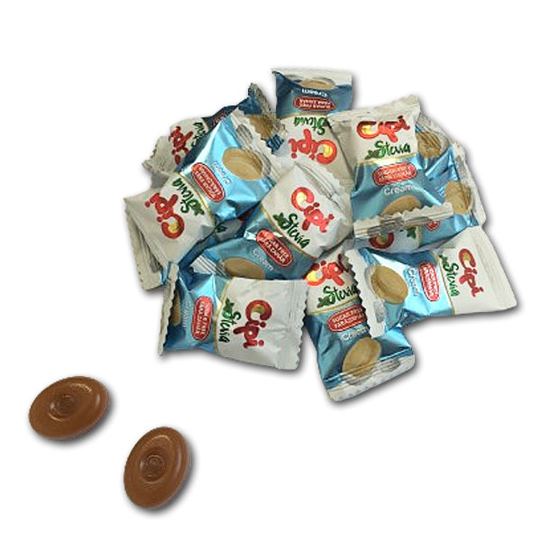 Sukkerfri Cipi bolsjer - Buttertoffee, sdet med stevia