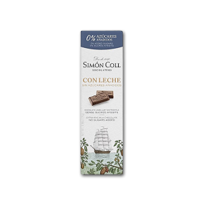 Simon Coll M�lkechokolade <br />Ikke tilsat sukker