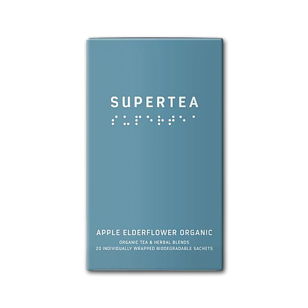 Supertea �kologiske tebreve<br />Apple elderflower