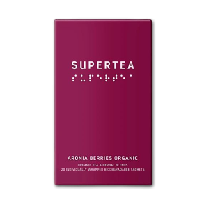Supertea �kologiske tebreve<br />Aronia berries