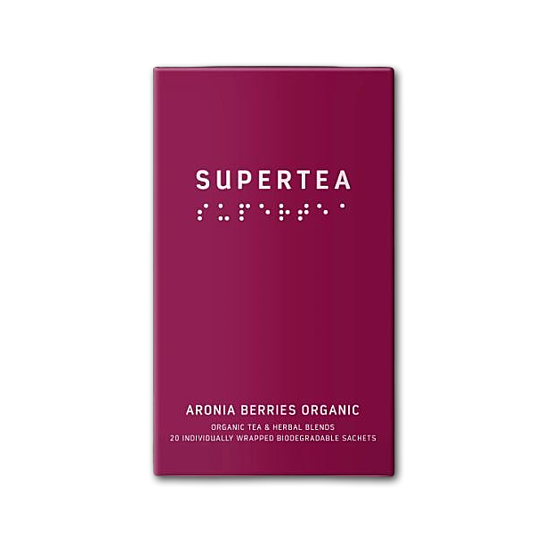 Supertea �kologiske tebreve<br />Aronia berries