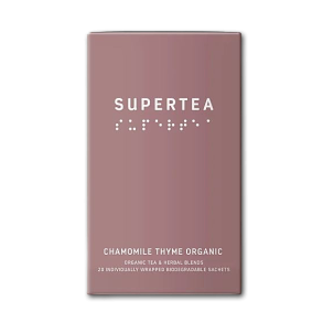 Supertea �kologiske tebreve<br />Chamomile thyme