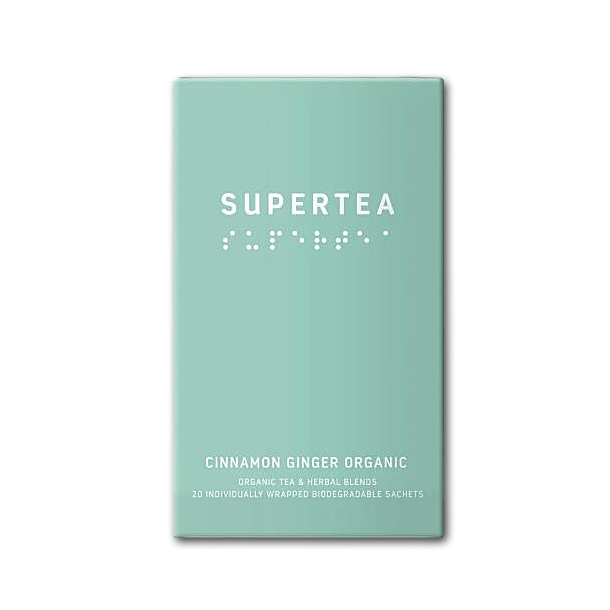 Supertea �kologiske tebreve<br />Cinnamon ginger