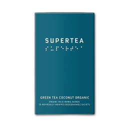 Supertea �kologiske tebreve<br />Green tea coconut