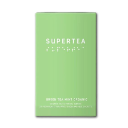 Supertea �kologiske tebreve<br />Green tea mint