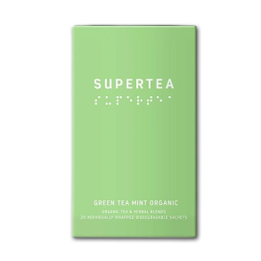 Supertea �kologiske tebreve<br />Green tea mint