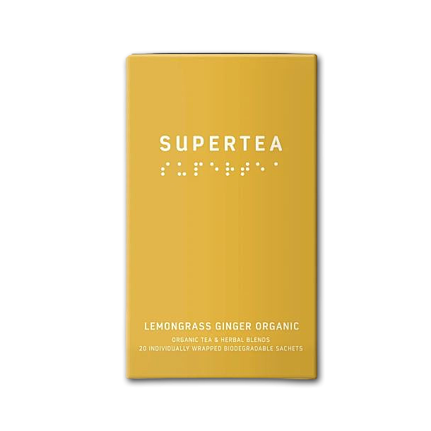 Supertea �kologiske tebreve<br />Lemongrass ginger