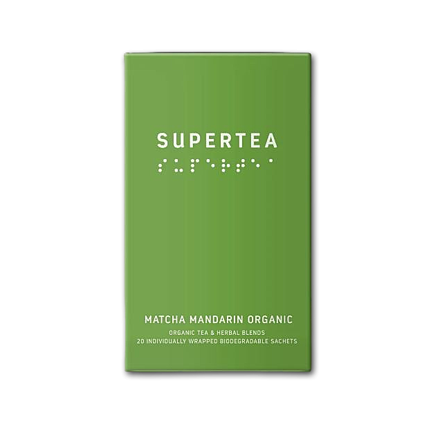 Supertea �kologiske tebreve<br />Matcha mandarin