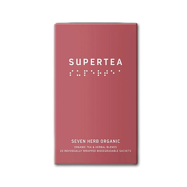 Supertea �kologiske tebreve<br />Seven herb