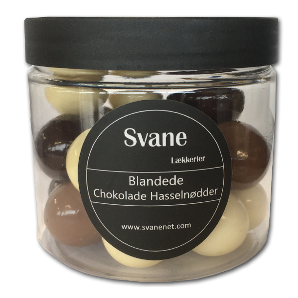 Svane Blandede Chokolade hasselndder