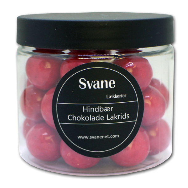Svane Hindbr Chokolade-Lakrids
