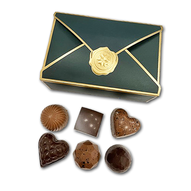 Svane Chokolade<br />Fyldte og massive chokolader<br />uden tilsat sukker (6 stk.)