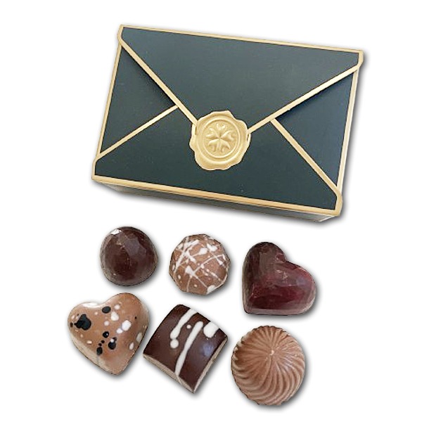 Svane Chokolade<br />Fyldte og massive chokolader<br />Uden tilsat sukker (6 stk.)