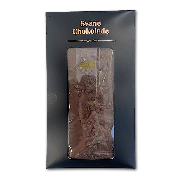 Svane Chokolade<br />Lys Chokolade med Daim