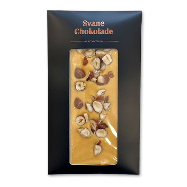 Svane Chokolade<br />Dulce Chokolade med Hasselndder