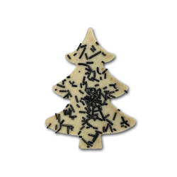 Svane Juletr<br />Hvid Chokolade med Bagsvrd lakrids