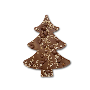 Svane Juletr�<br />Lys Chokolade med Krokant