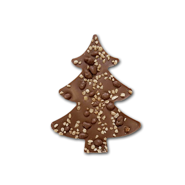 Svane Juletr�<br />Lys Chokolade med Krokant