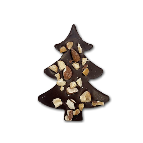 Svane Juletr�<br />M�rk Chokolade med blandede n�dder
