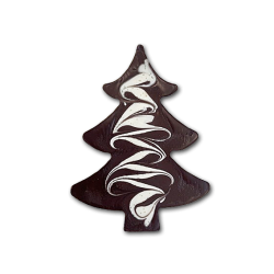 Svane Juletr<br />Mrk Chokolade med Pebermynte