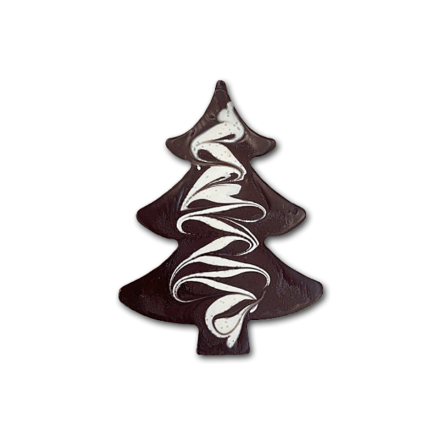 Svane Juletr<br />Mrk Chokolade med Pebermynte