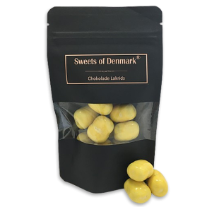 Sweets of Denmark Citron Choko-Lakrids i pose