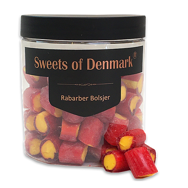 of Denmark Rabarberbolsjer | Bolsjer med smag | Rabarberbolcher fra Svanenet