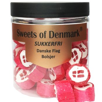 Sukkerfri Danske Flag Bolsjer