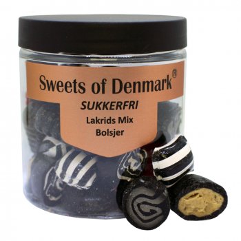 Sukkerfri Lakrids Bolsjemix
