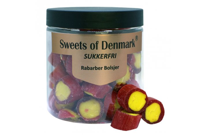 Sukkerfri Rabarber Bolsjer