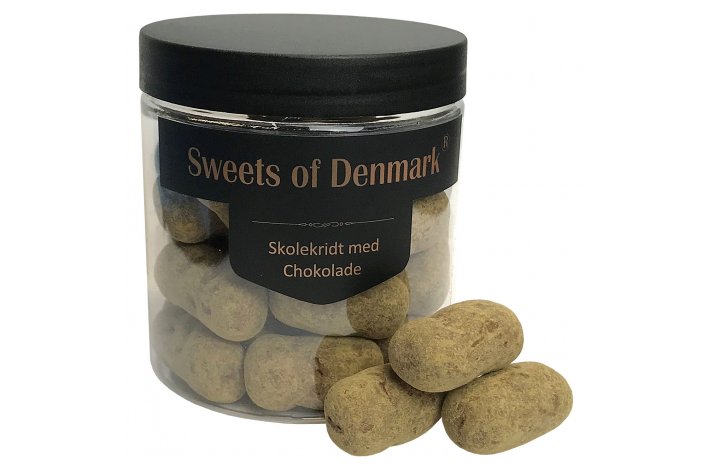 Skolekridt med chokolade