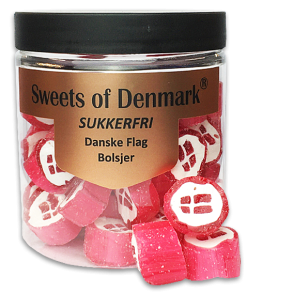 Sweets of Denmark<br />Sukkerfri Danske Flag Bolsjer