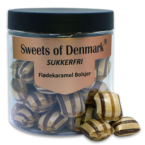 Sweets of Denmark<br />Sukkerfri Fldekaramel Bolsjer