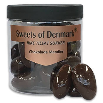 Chokolade Mandler<br />uden tilsat sukker