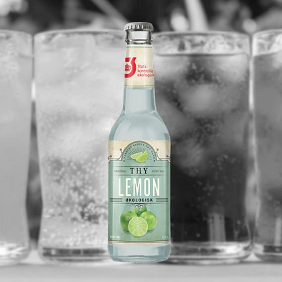 Thy Lemon Sodavand Økologisk Økologisk lemon er en frisk, let bitter