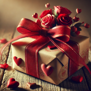 Valentinsgave med lkkerier<br />200 kr