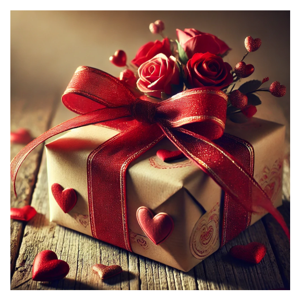 Valentinsgave med lkkerier<br />400 kr