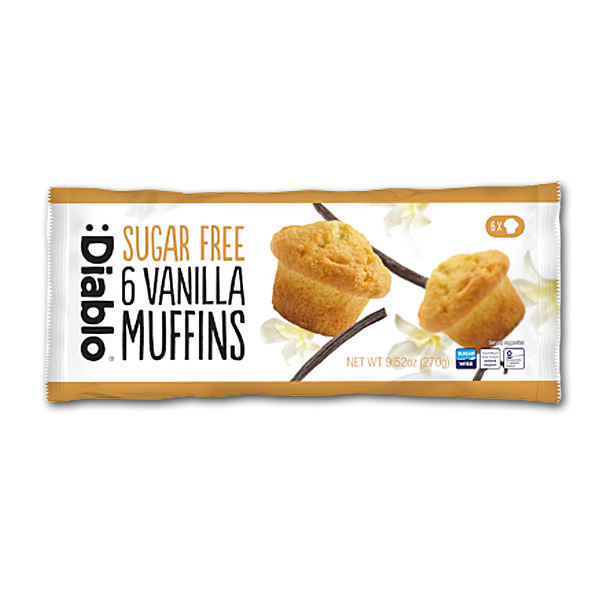 Diablo Vanilje Muffin Sukkerfri