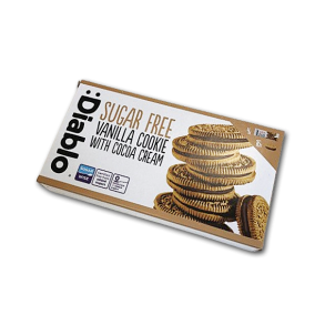 Diablo Vaniljekiks med kakaocreme<br />Sukkerfri