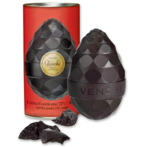 Venchi Pskeg<br />Ekstra Mrk 77% chokolade med ristede kakonibs