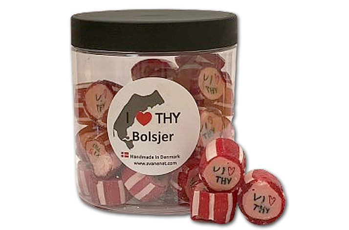 VI ❤️ THY bolsjer<br />Fersken