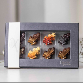 Xocolatl Gr ske med 8 fyldte chokoladefrer