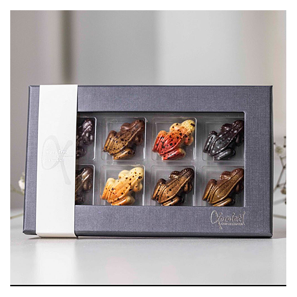 Xocolatl Gr ske med 8 fyldte chokoladefrer