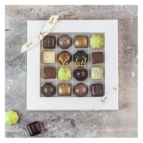 Xocolatl �ske med 16 fyldte chokolader